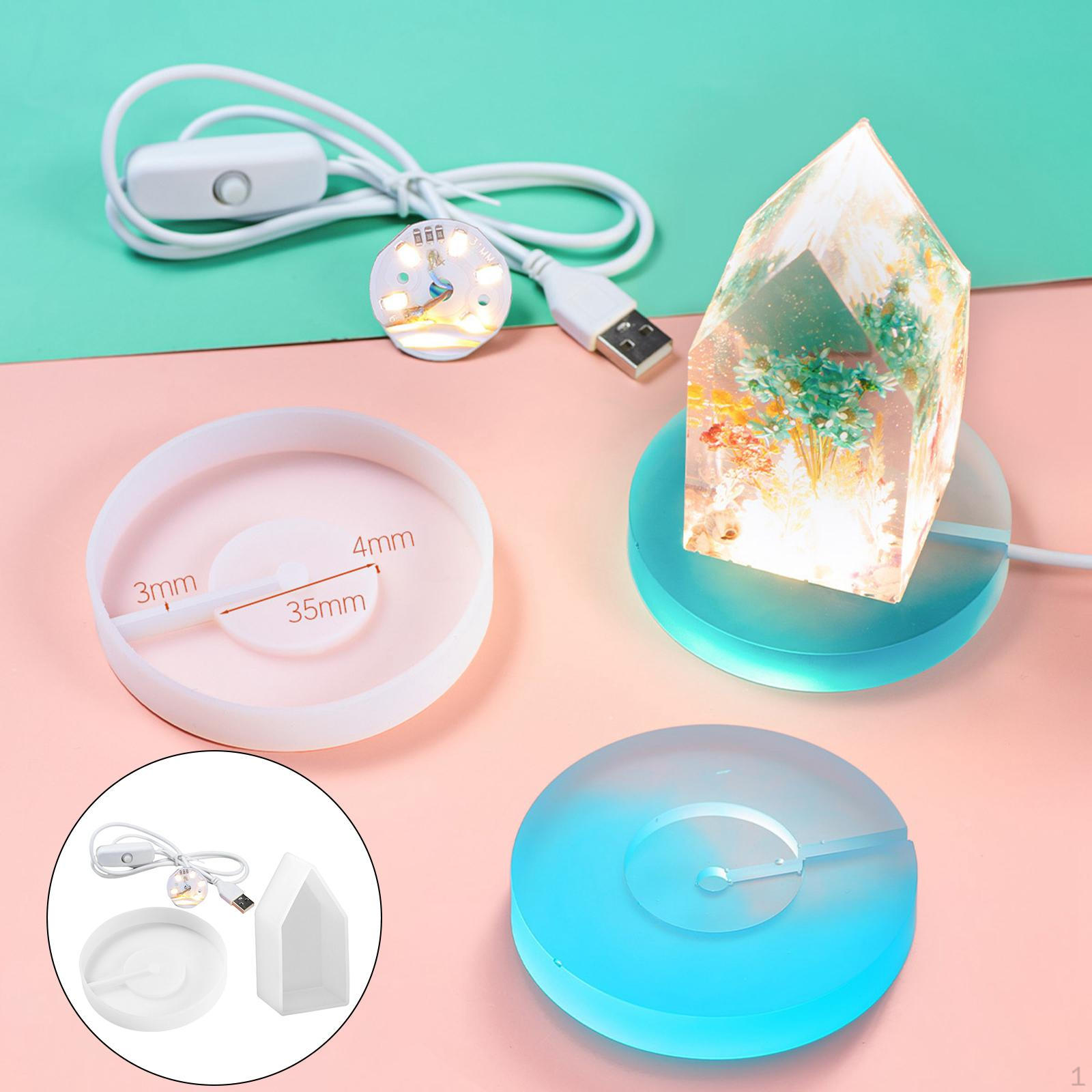 Creative Lamp Holder Light Resin for Party Decoration Round