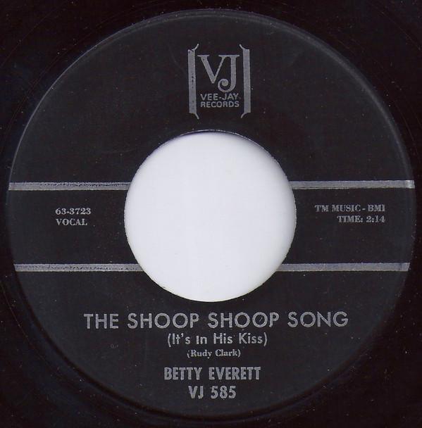 

7inch Record BETTY EVERETT - The Shoop Shoop Song (It s In His K 633723 Vee Jay Records 1964 US Soul/Funk Used