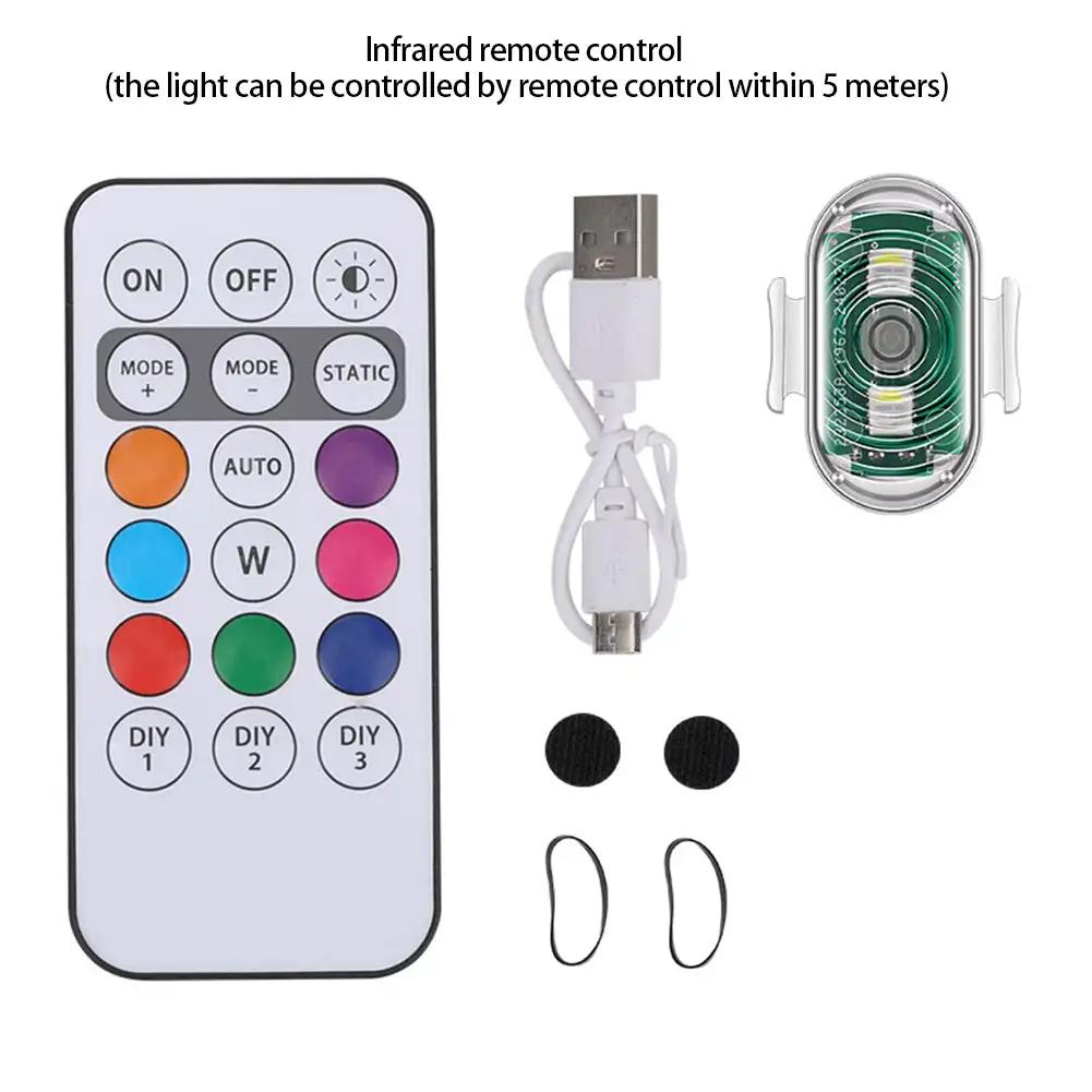 Samochód Stroboskop Motocykl Flash Led Antykolizyjna Lampa Ostrzegawcza Wodoodporny Bezprzewodowy Pilot Zdalnego Sterowania do Samochodu Rower Motocykl