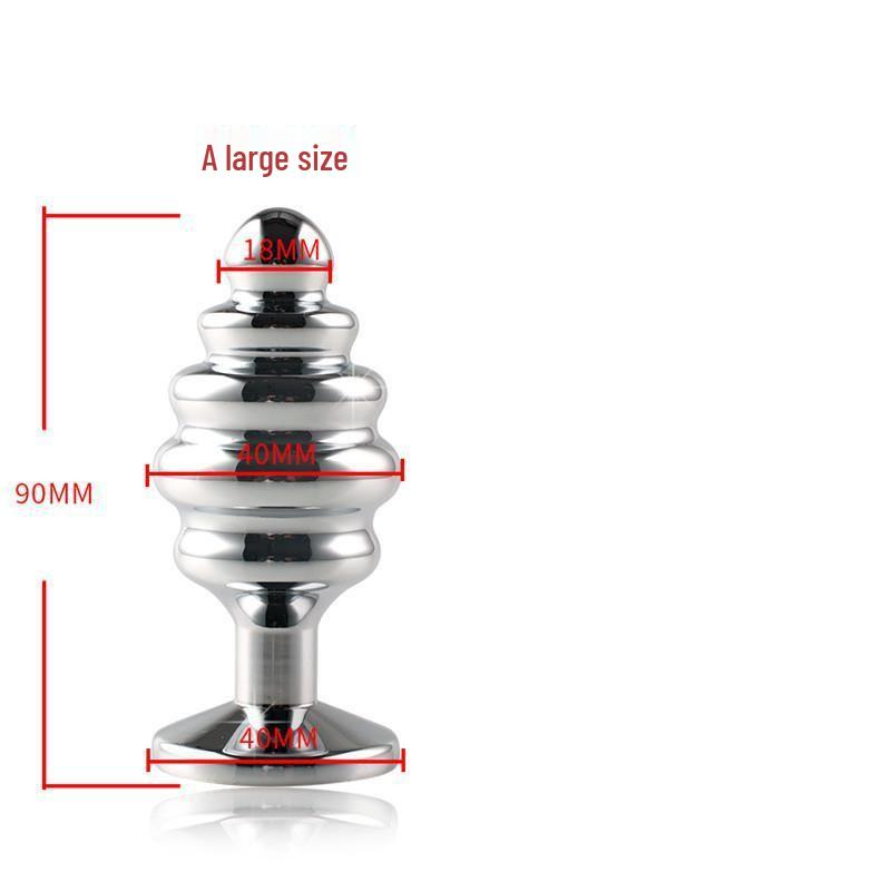 Detachable Faux Fur Tail Butt Plug with Screw-In Installation - Available In Large, Medium, Small Sizes