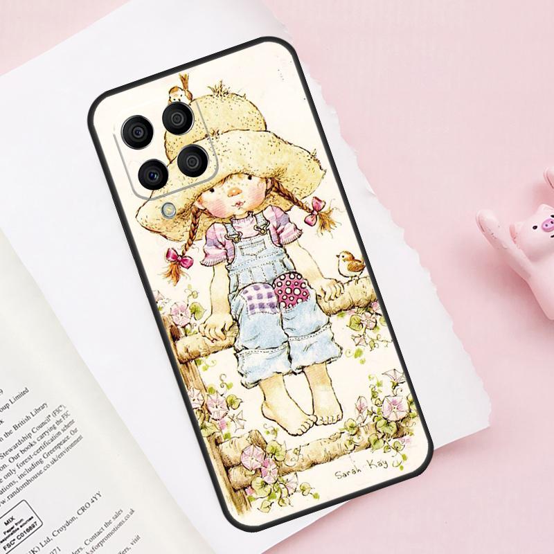 Sarah Kay pattern Case For Samsung Galaxy M52 M32 M12 M13 M53 M51 M31 M11 M14 M34 M54 M16 M36 M56 M15 M35 M55
