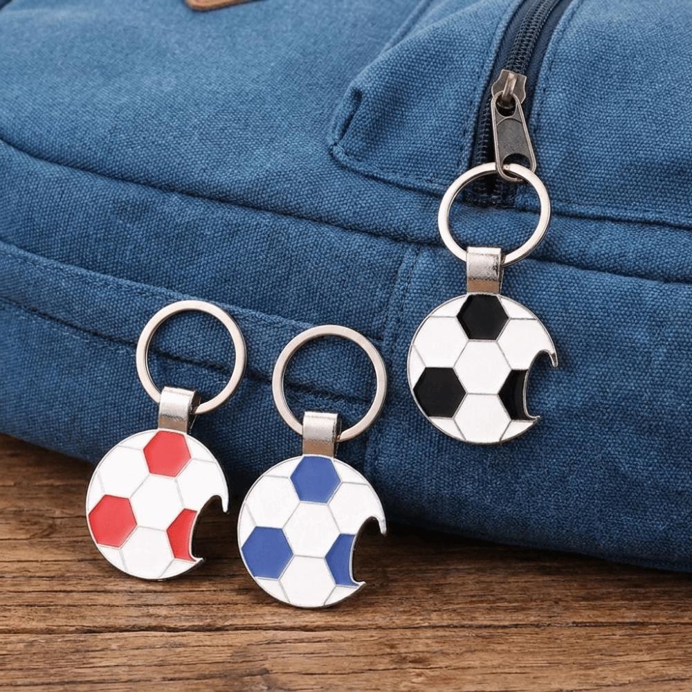 Decorative Football Key Chain Mini Football Car Key Ring Creative Sports Key Rings  for Backpack