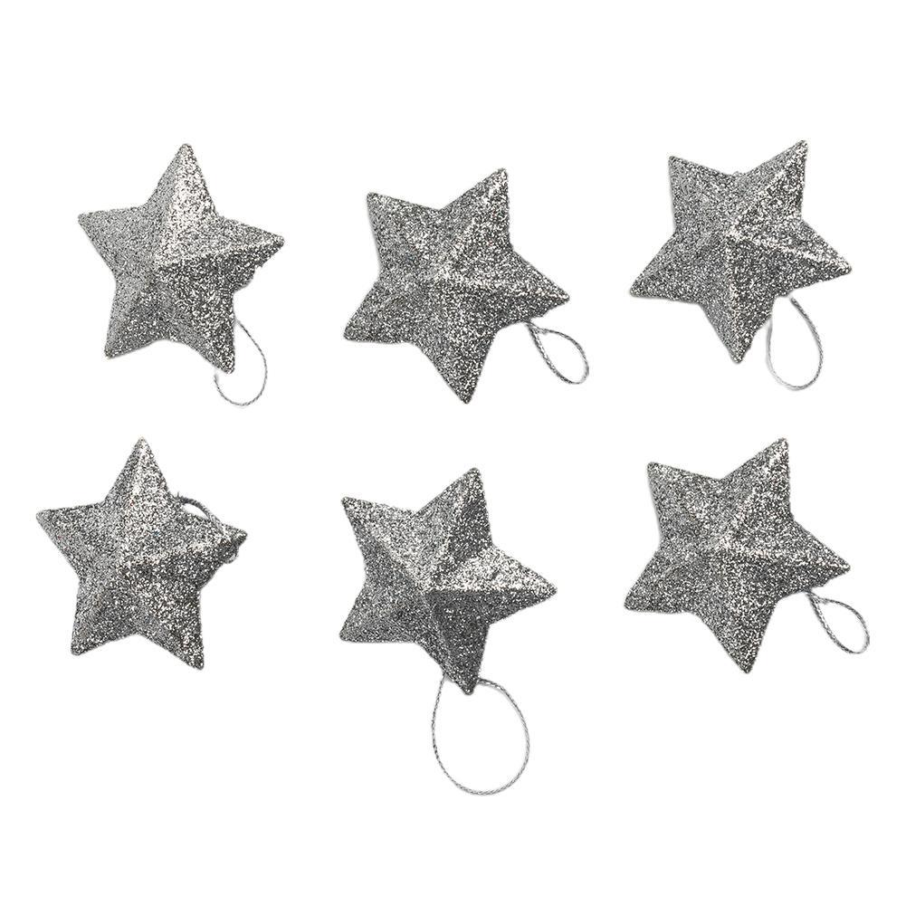 Kleiner hängender Anhänger Goldener Stern Weihnachtsstern Pentagramm für Weihnachtsdeko