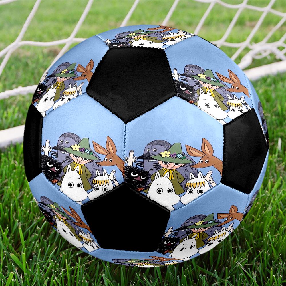 Moomin Theme Size 5 Soccer Ball, Suitable for Both Indoor and Outdoor Matches, a Gift Suitable for Everyone.