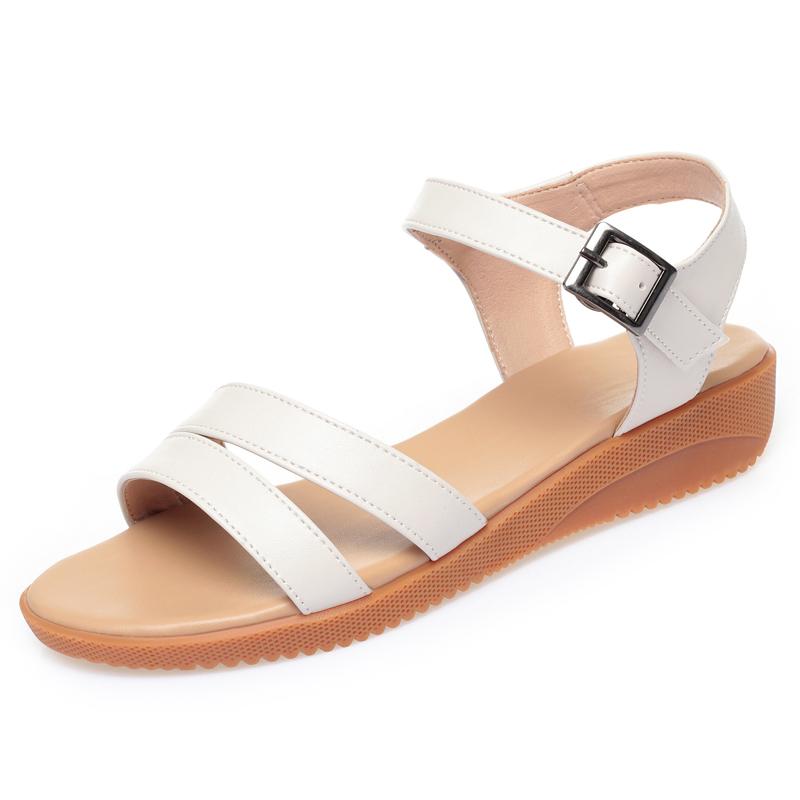 Fashion AIYUQI Women Sandals 2025 Summer New Wedge Sandals Women Large Size 41 42 43 Non-Slip Mom Sandals Women