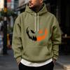 Men's Halloween Printed Pullover Hoodie Sweatshirt