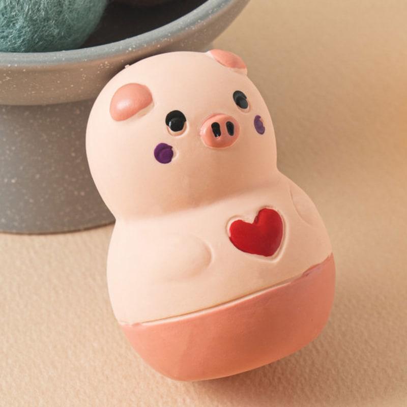 [Haustier] Schweineförmiges Latexspielzeug