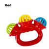 Soft Rubber Teething Rattle & Grasping Ball for Babies 0-12 Months