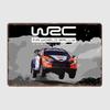 Thierry Neuville WRC Champion Jump Safari Rally Car I20 Metal Sign Home Retro Posters Home Vintage Decoration Room Wall Decor