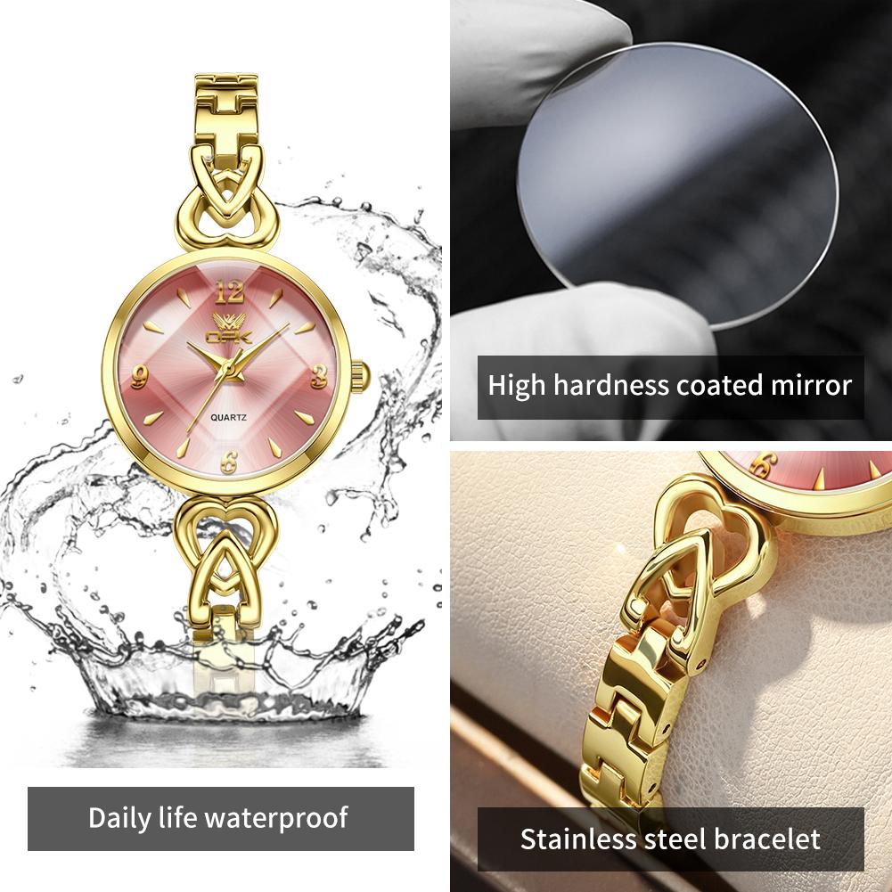 OPK 6064 Ladies Bracelet Wristwatch Waterproof Luxury Female Watch High Quality Original Women's Dress Watch