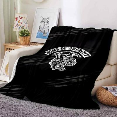 1pc Sons of Anarchy Soft Warm Throw for Home, Office, Trave, All-Season Cozy Bedding Gift, Office Cozy Accessory 1139