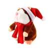 Christmas Talking Walking Voice Changing Electric Hamster Electronic Pet Plush Toy Interactive Stuffed Plush Animal Toy