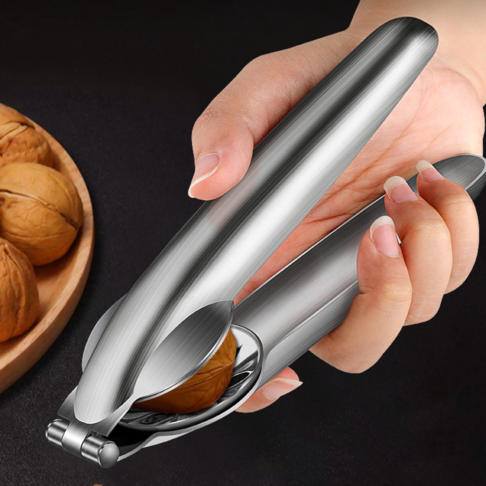 

Stainless Steel Chestnut Opener with 2 Finger Armors Nut Cracker Sheller Walnut Pliers Chestnut Cracker Tool Kitchen Tools China Mainland