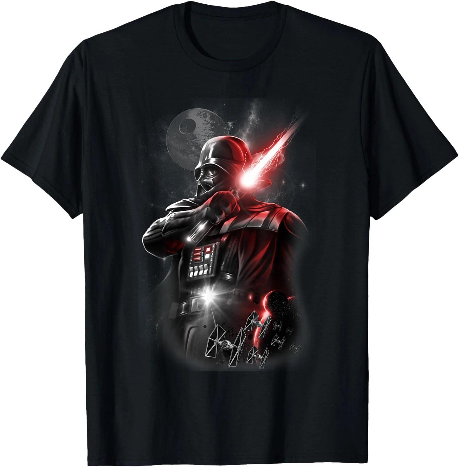 Star Wars Darth Vader Lightsaber Portrait T-Shirt S