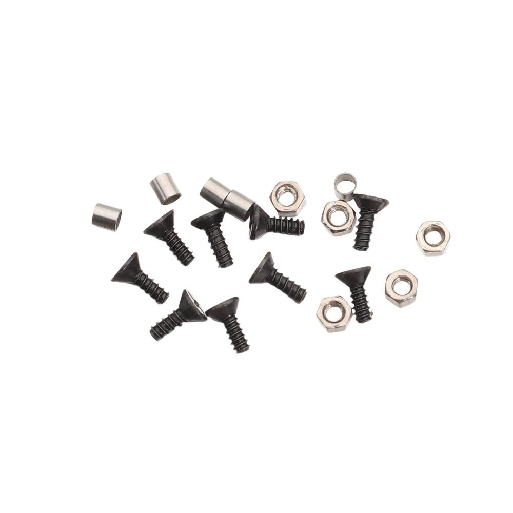 1Pair New With Nuts Fingerboard Truck Toy Hobby Collectors Truck Bolts Bearing Deck Brackets Model 32mm Finger Skateboard Parts