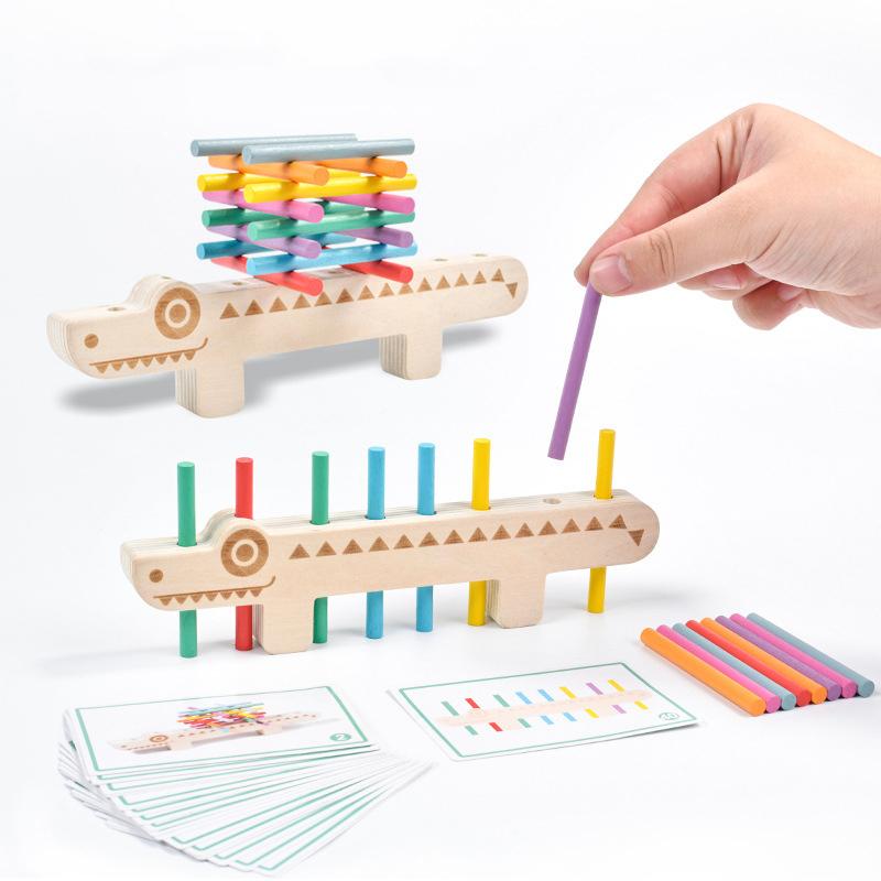 Fischgräten Holz Paarung Kinder Puzzle Farberkennung Frühe Bildung Feinmotorik Trainingsspielzeug Montessori Lehrmittel