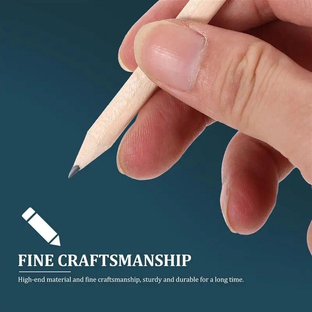 Hexagonal Short Pencils Calligraphy Sketching Pencils Beginner Wood Pencil  Stationery