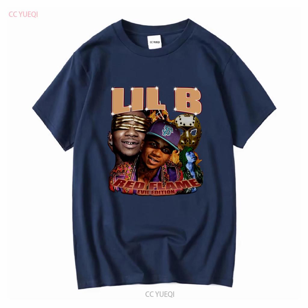 Lil B American Rapper Classic T Shirt long or short sleeves vintage Washed Stylish homme Stretched Versatile Unisex Soft