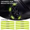 5/10/15/20 st Bilfälg Reflekterande Klistermärke Däckfälg Reflekterande Band För V60 V40 XC90 XC40 S60 XC60 V70 S90 V90