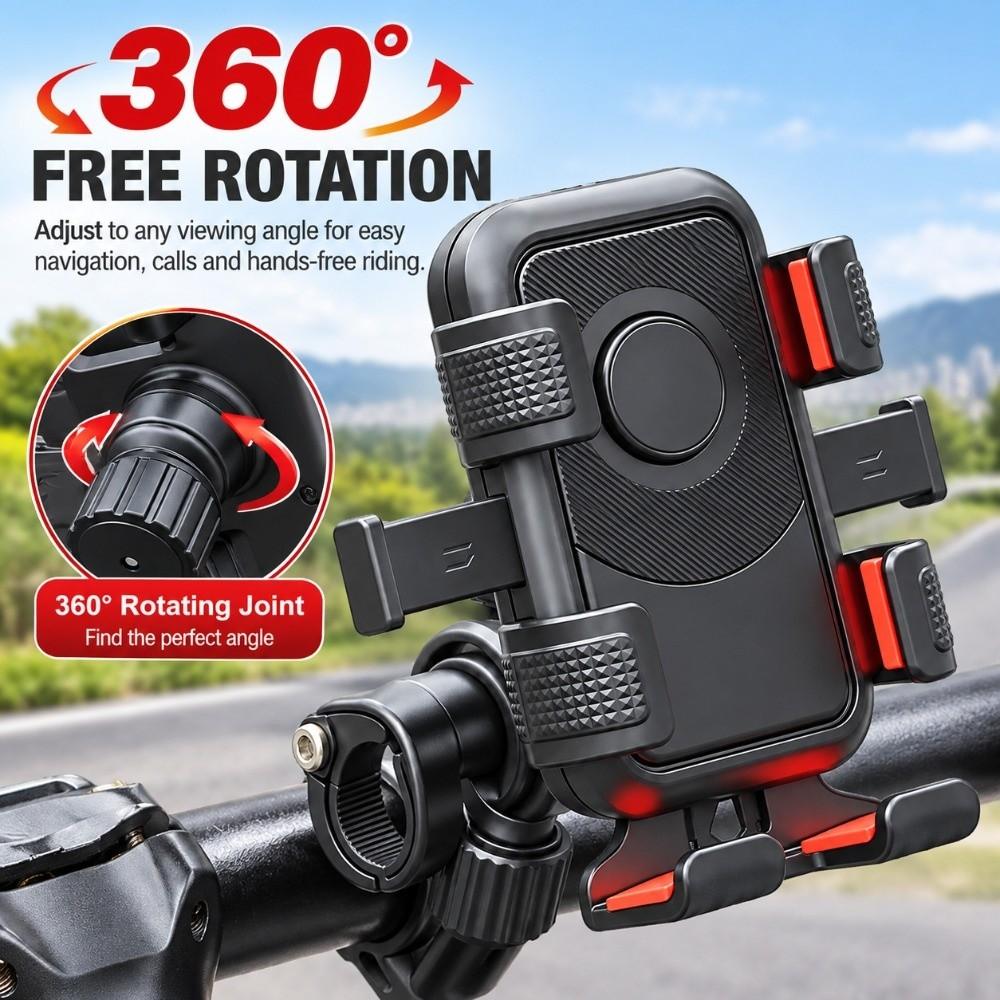 Anti Slip Handlebar Phone Mount Universal Phone Bracket for iPhone/Xiaomi/Samsung for Riding