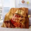 John Wayne Western Cowboy Blanket Soft Comfortable All Seasons Perfect Sofa Office Nap Travel Festive Gift
