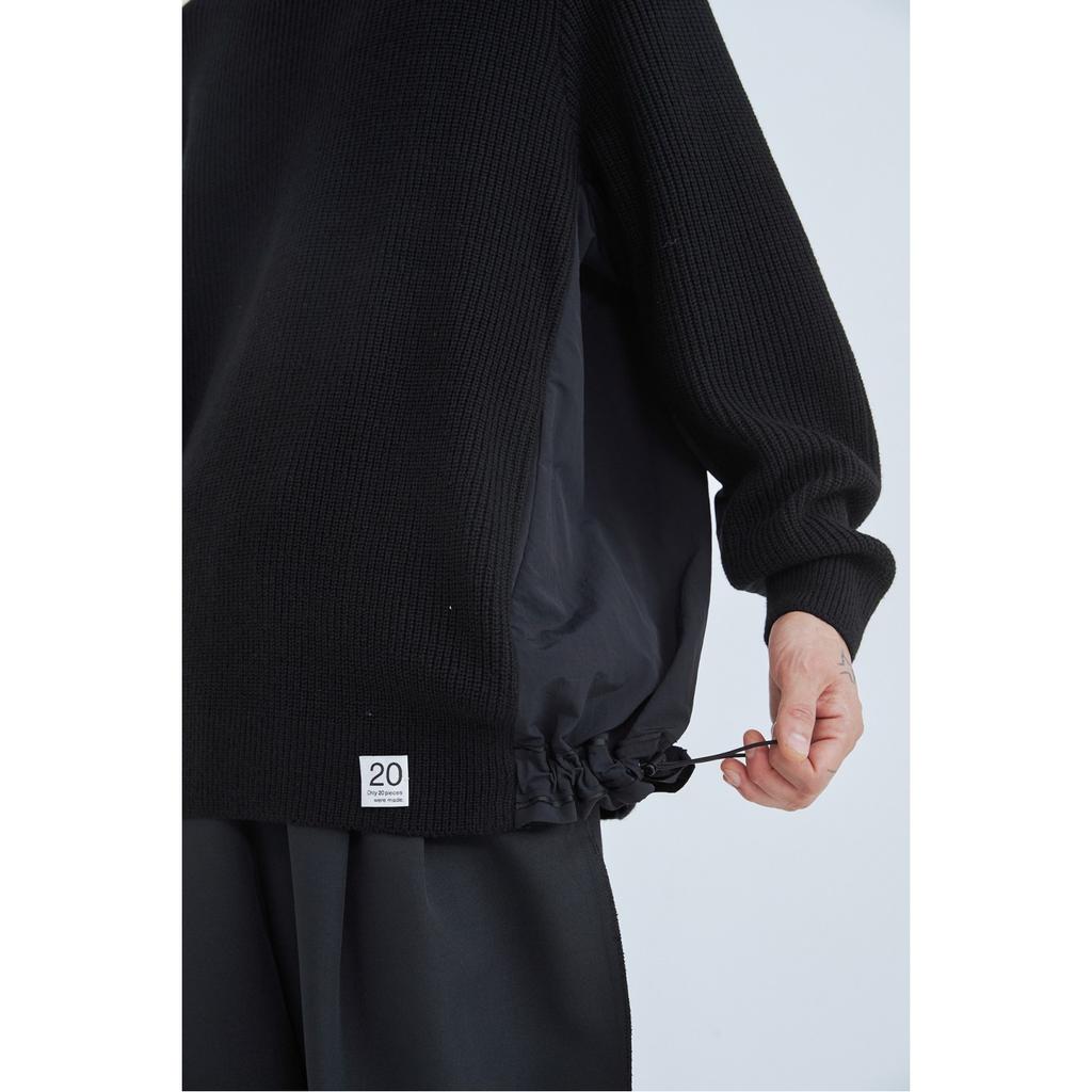 RECODE Panel Mix Knit Top_Rkwaa23602Bkx