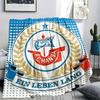1PC F.C. Hansa Rostock Patterned Flannel Blanket Suitable For All Seasons for Home Decor Warmth and Comfort Gifts Holiday Present