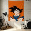 Dragon Ball Z Wall Tapestry Aesthetic Wall Hanging Printed Fabric Blanket Decorative Tapestries For Bedroom Living Room Home Decor