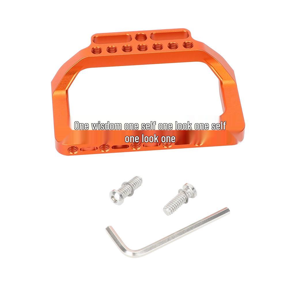 HDRIG D-Type Handheld Grip with 1/4 & 3/8 Positioning Holes for Monitor Cage VESA Plate 3899