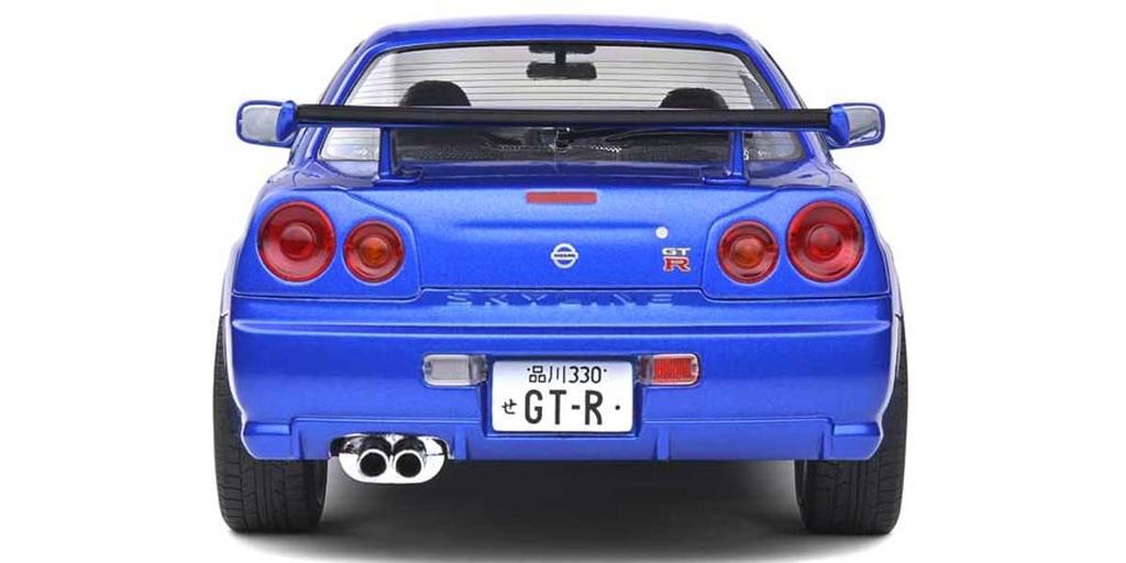 Solido Scale Nissan Skyline R34 1999 Nismo Bayside Blue 1/18 GT-R (S1804306)