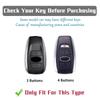 Smart Key Fob Cover for Subaru WRX STI XV Crosstrek Legacy BRZ Forester Impreza Outback 3/4 Buttons Key Protective Holder Chain