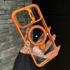 Fold Lens Stand Magnetic Holder Case For For Iphone 17 16 15 14 Plus 13 12 11 Pro Max Air Transparent For Magsafe Acrylic Hard Cover