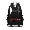 Large Capacity Schoolbag with Shoulder Strap; Student Three-piece Pencil Case Set