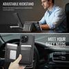 For iPhone 12 Pro 6.1 inch/iPhone 12 6.1 inch Case JEEHOOD J10  Compatible with MagSafe Leather Back Phone Cover with Detachable Card Holder Kickstand