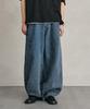 DECET Balloon Wide Jeans Dcpt055Stngrblue
