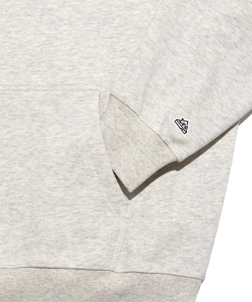 LEE Small Twitch Half Zip Collared Sweatshirt Oatmeal