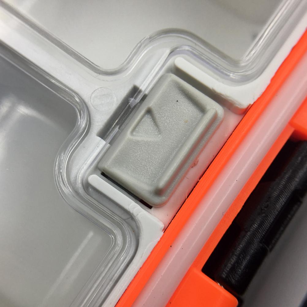 Fishing Tackle Box Storage Box Plastic Fishing Lure Box Removable Grid Storage Organizer for Fishing Lure Hook