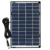 Outdoor 6W 12V Solarpanel für Überwachungs-CCTV-Kamera mit DC5521-Ausgang Solarenergie-Ladesystem