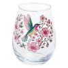 Garten Glas Teetasse Kolibris Florales Geprägte Kaffeetasse Dekorative Trinktasse, Gläser Geburtstag Geschenk