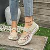 Women's Shoes, 2025 Autumn, Old Beijing Cloth Shoes, Soft Bottom, Comfortable, Middle-aged and Elderly Mother Shoes