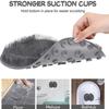 Shower Foot Scrubber, Wall Mounted Bath Massage Pad, Back Scrubber Back with Non Slip Suction Cups To Improve Circulation