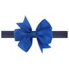 Children's headband, solid V-shaped ribbon, dovetail baby bow headband 21 colors