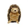 Shinada Global Mochi Series Mochihari Brown with Ball Chain 10 X 10 X 17cm Stuffed Hedgehog Animal (S) MOHR-0168B