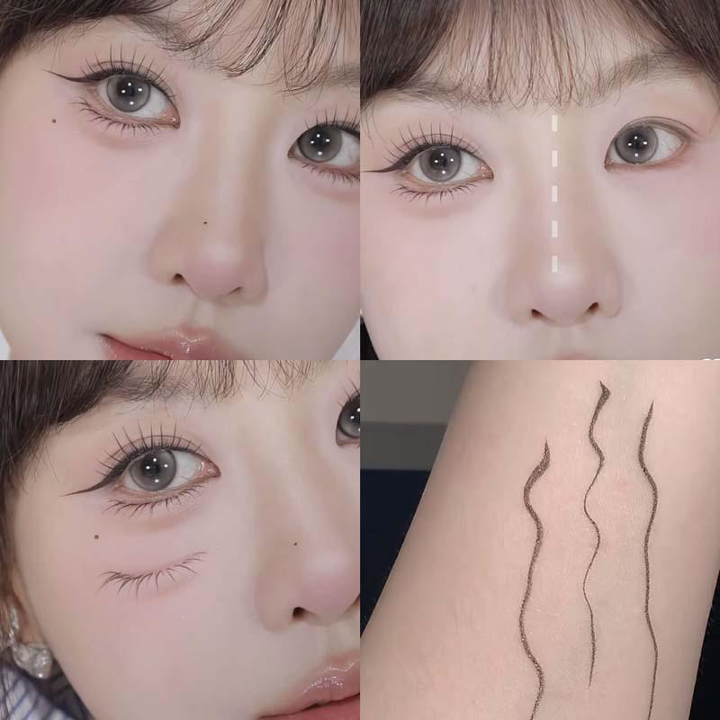 HelloStyle Waterproof Fine Tip Eyeliner – Smooth, Sweatproof, and Smudge-Resistant for Lower Eyelashes and Under-Eye Application.