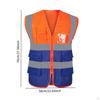 Reflektierende Sicherheitsweste, gut sichtbar, leicht zu tragen, mehrere Taschen, für ehrenamtliches Personal im Sportlager