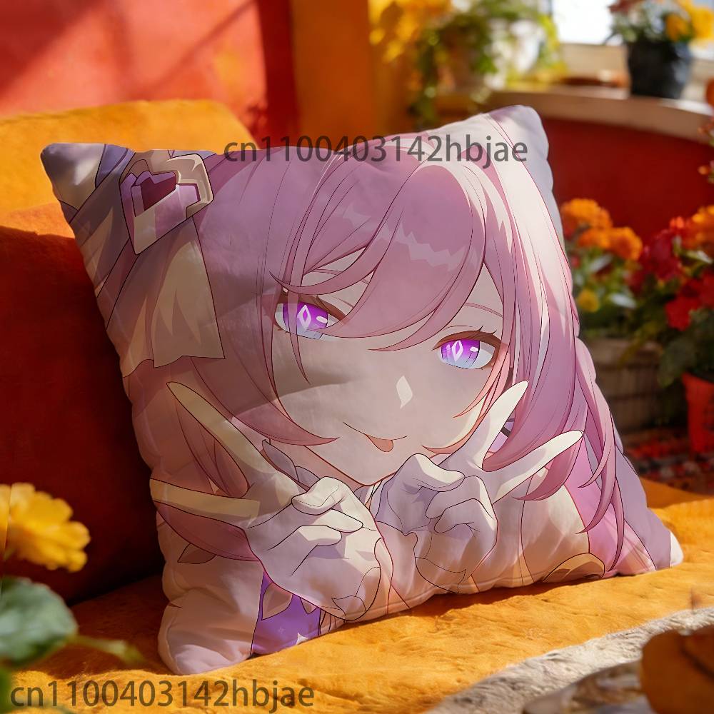 Elysia Pillow Case For Sofa Decor Car Office Room Printing Cushion Cover Decorations and Protector