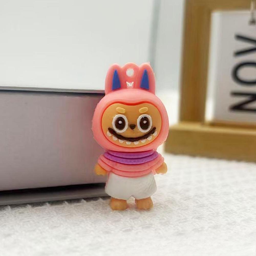 Cartoon Keychain Cute Three-dimensional Doll Pendant Car Key Chain Exquisite Accessories