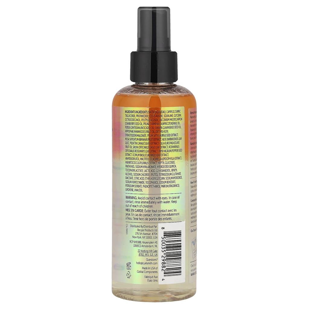 Curlsmith, Shake + Shine, Locken Auffrischungsspray, Für alle Lockentypen, 195 ml (6,6 fl oz)