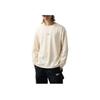 Reebok Fashion Retro Loose Simple Casual Versatile Round Neck Breathable Long Sleeve T-Shirt Unisex Tops Beige 24FRM503UGM1