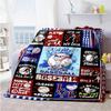 Like Baseball Personalized Text Blanket Cozy Customizable Blanket Comfortable Great for Office Seaside Chair Bed Four Seasons Universal